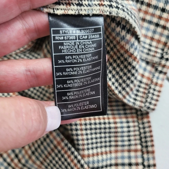 BB DAKOTA by Steve Madden Check The Time Skirt Size 8 Houndstooth Mini Skirt - Picture 10 of 13